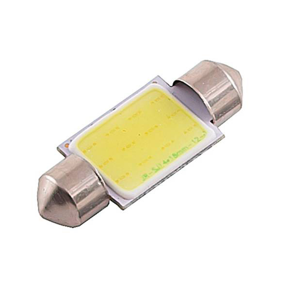 Лампа светодиодная T11 (C5W) 12V 6W 1 COB диод 1-конт 36мм Белая SKYWAY