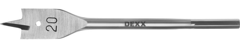 Cверло перовое по дереву DEXX 20x152мм, 6-гранный хв. //2945-20
