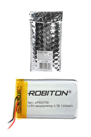 Аккумулятор Robiton LP503759 3.7В 1200мАч