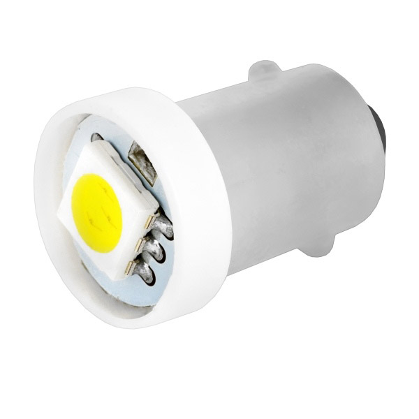 Лампа светодиодная T8,5 (T4W) 12V 1 SMD диод BA9s 1-конт Белая SKYWAY
