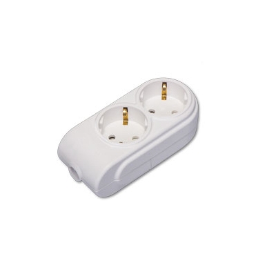 Корпус удлинителя 2-м с заземл. защ. шторки Makel N2210000