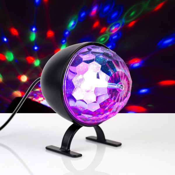 Световой прибор "Полусфера", 14х5х9 см, 220V, RGB 5254652