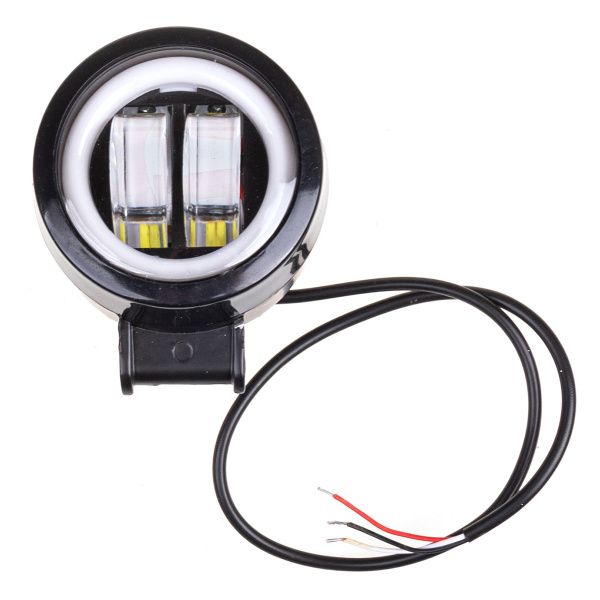 Фара светодиодная OFF ROAD 75*75(90)*55 мм круглая 12V/24V 20W 6000K SKYWAY 236880