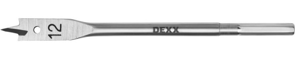Cверло перовое по дереву DEXX 12x152мм, 6-гранный хв. //2945-12