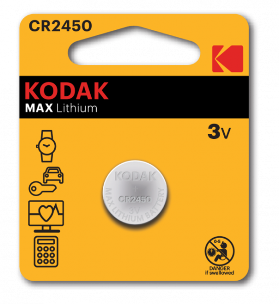 Батарея Kodak MAX Lithium CR2450