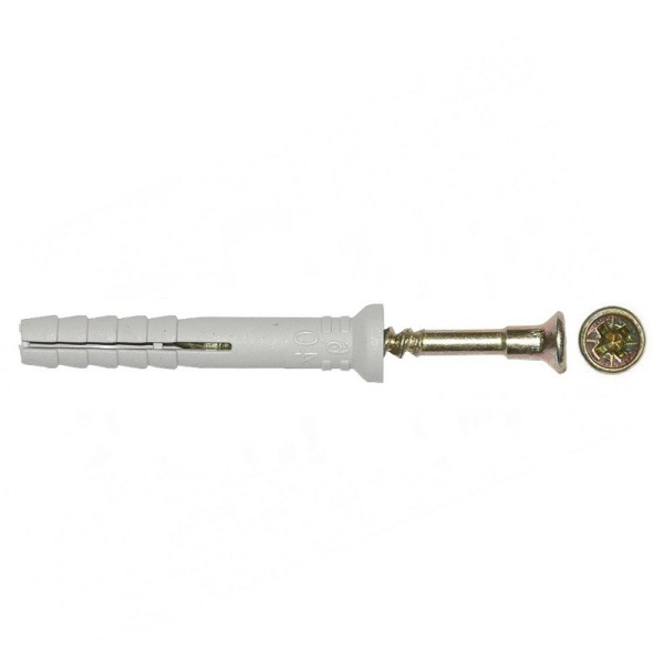 Дюбель-гвоздь 6*40 грибовидный бортик, полипропилен KRANZ KR-02-3621-001