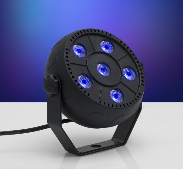 Прожектор PAR для сцены 220В 6*1,5Вт RGB