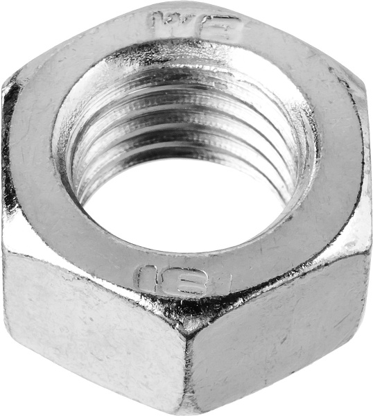 Гайка ГОСТ 5927-70, M4, кл. пр. 6, оцинк., ЗУБР 303556-04