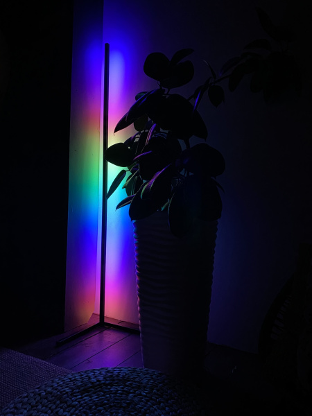 Торшер угловой RGB "Corner" 150см