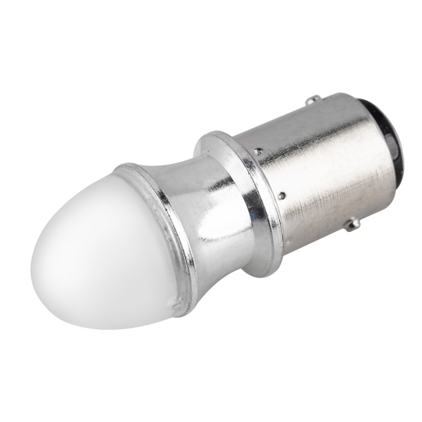 Лампа светодиодная S25 (P21/5W) 12V 9 SMD диодов BAY15d 2-конт Белая SKYWAY