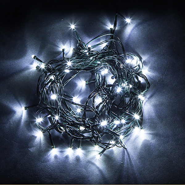 CL33 Гирлянда линейная, 100 LED, статичное свечение, 5000К, 10 м +1.5м черный шнур IP65