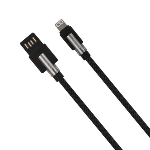 Шнур Red Line Rare+ USB - Lightning, 1.5А, черный