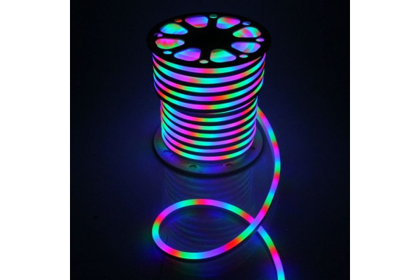Лента LED "Гибкий Неон" RGB 10Вт/м 18*21мм IP67